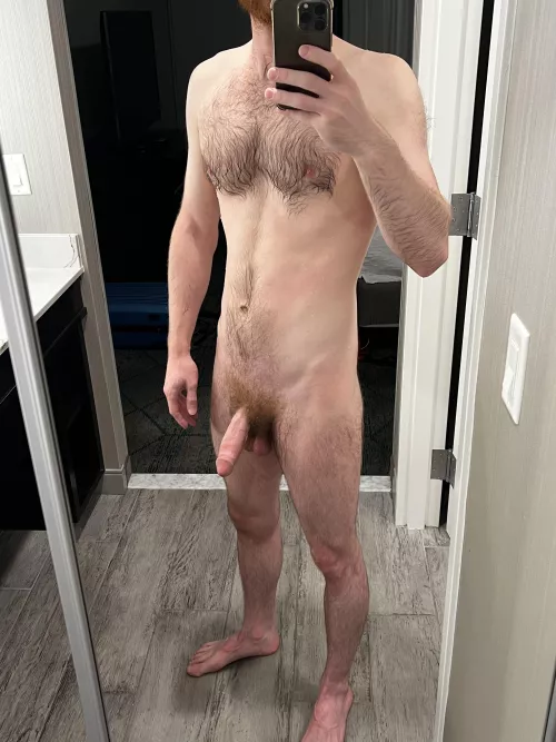 Letting the goods hang