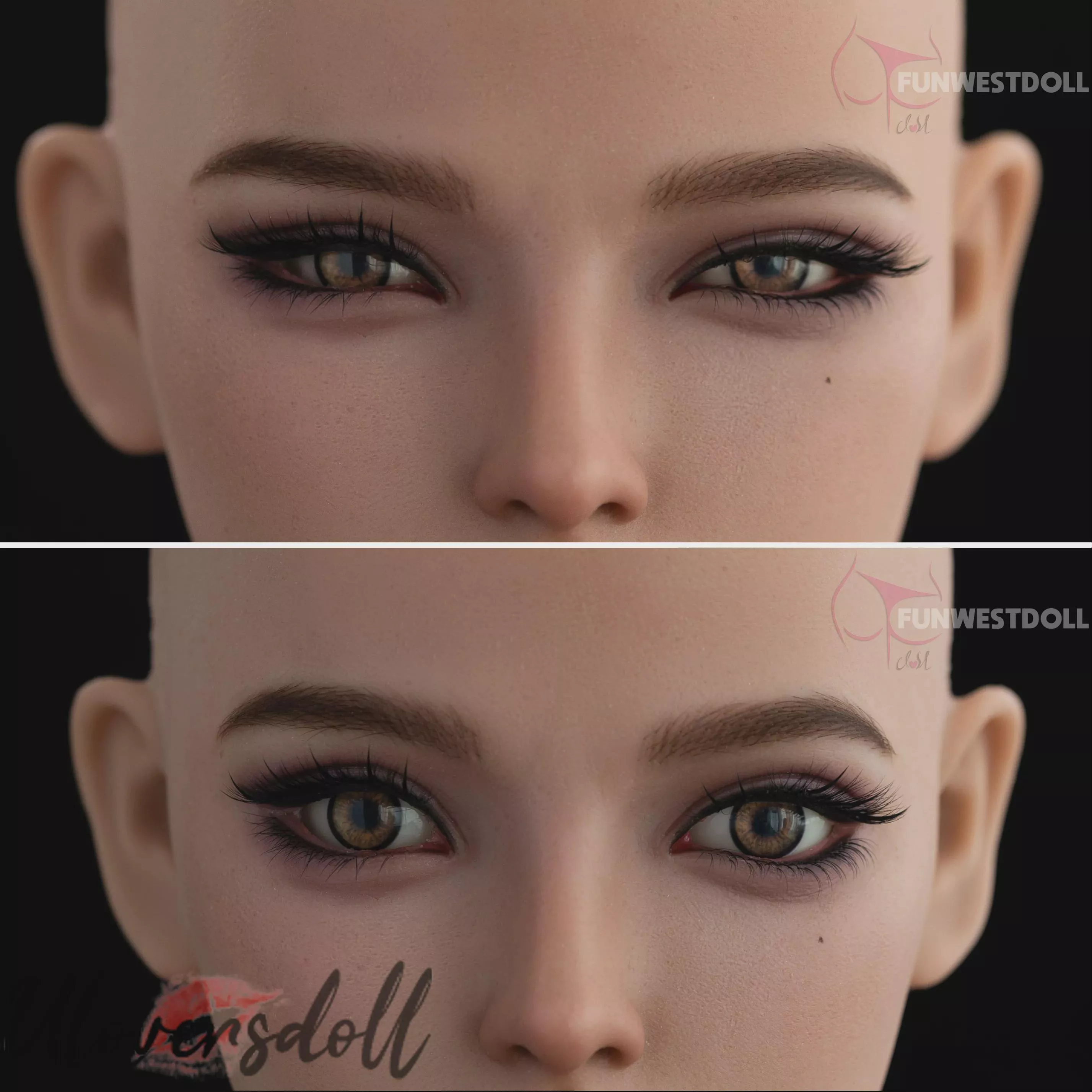 Movable eyelids from Funwestdoll 😉 I will be sad if anyone hasn't seen it
