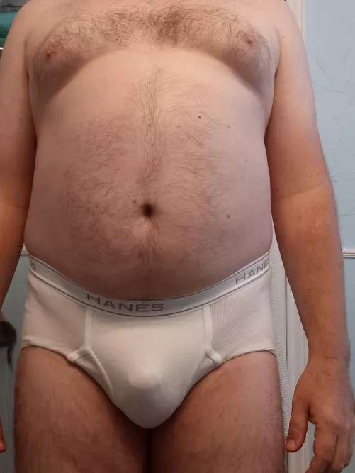 My boyfriend in his briefs. What do you think? 