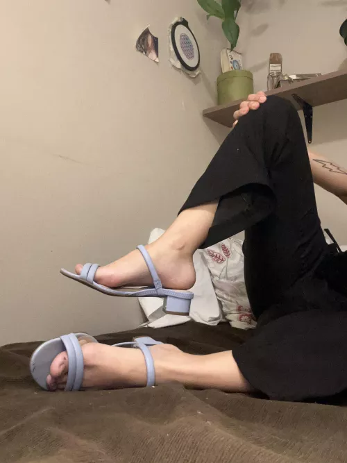 my feet are so small and soft🥵