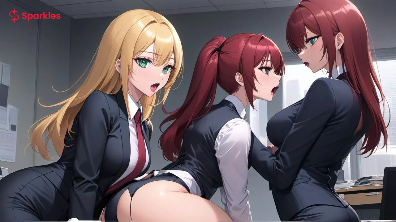 My three slutty secretaries
