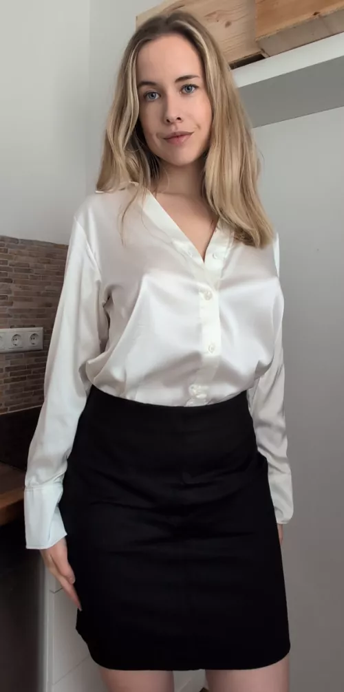 No bra needed in the office!