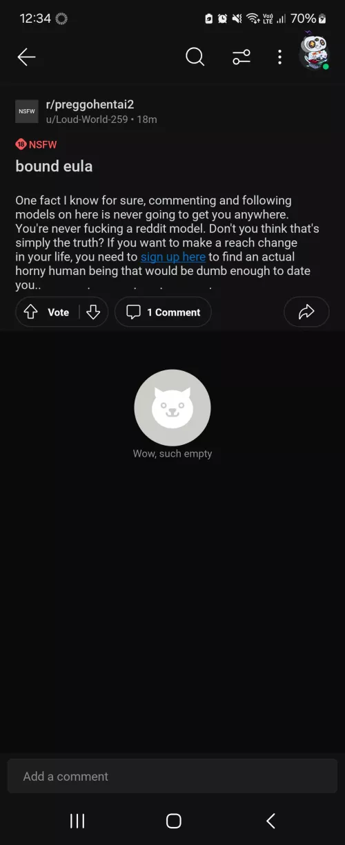 Please be on the lookout for this in other NSFW Subreddits