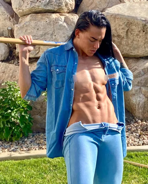 Probably too muscular for your liking? 