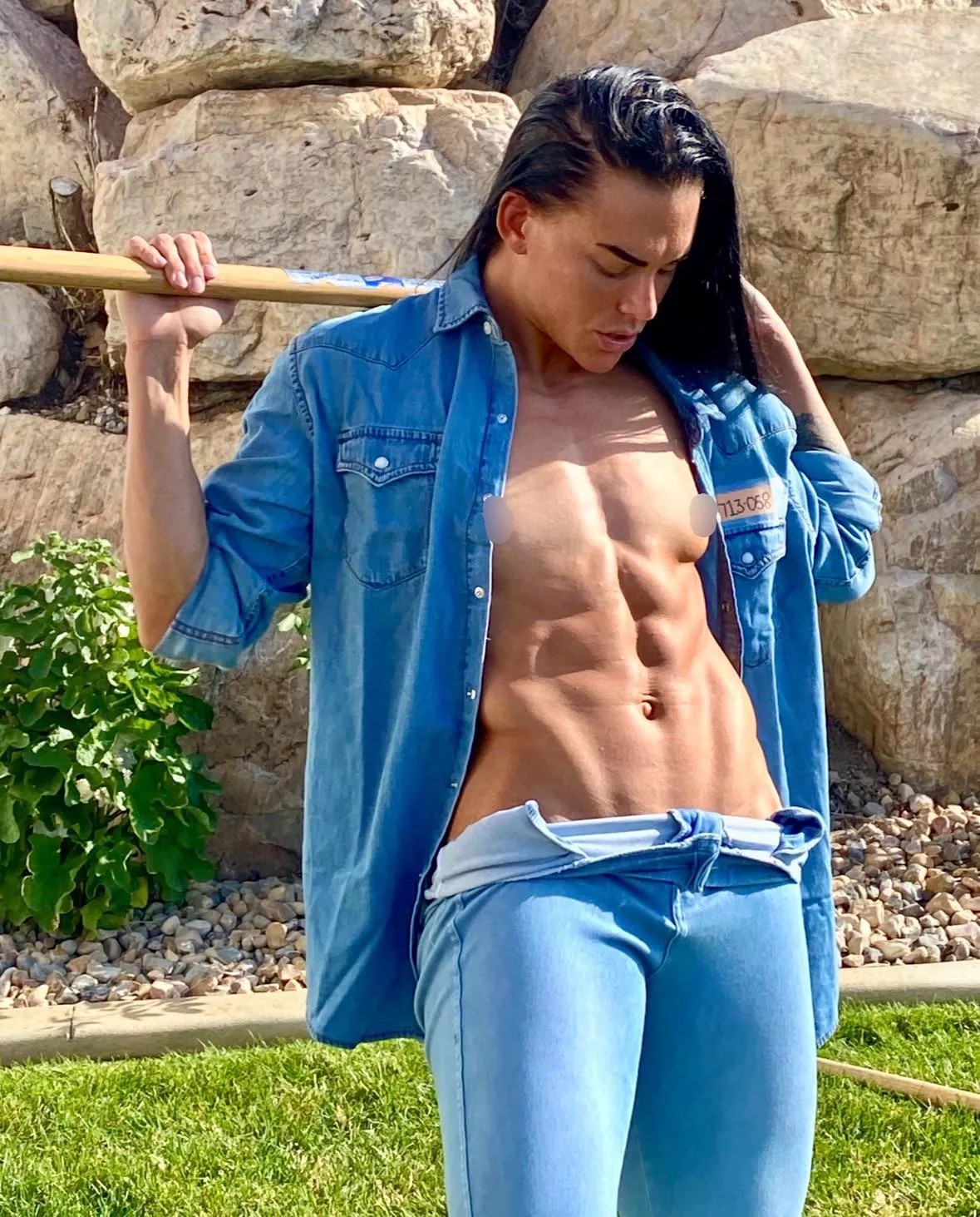 Probably too muscular for your liking? 