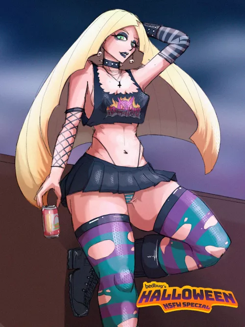 Punk girl Lusamine by (ibedbug)