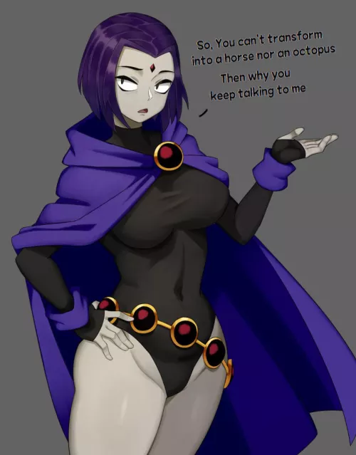 Raven knows what she wants (flowers-imh)