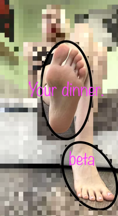 Real losers' dinner, you can start already!