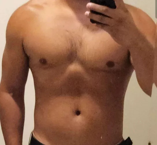 Shaved chest or a little hair?