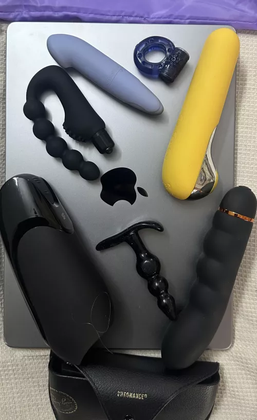 Showing off my intimate toy collection!