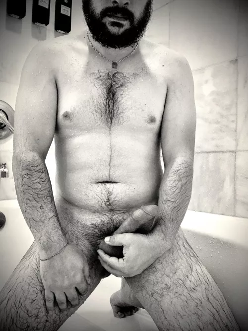 The lighting in the shower was too good to pass up