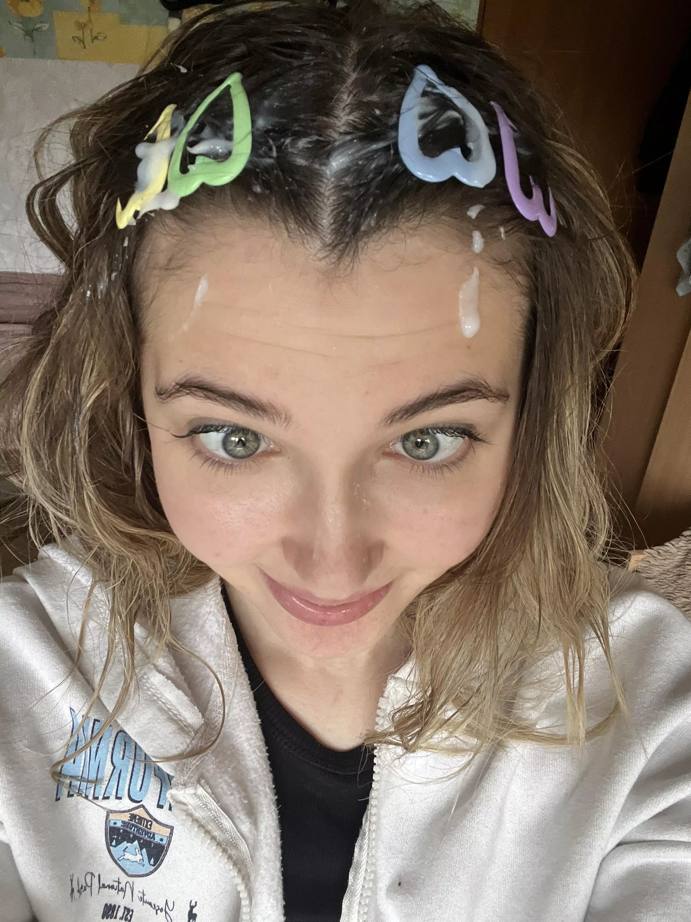 The only wish I made when we first met was for you to pour all your sperm on my hair.