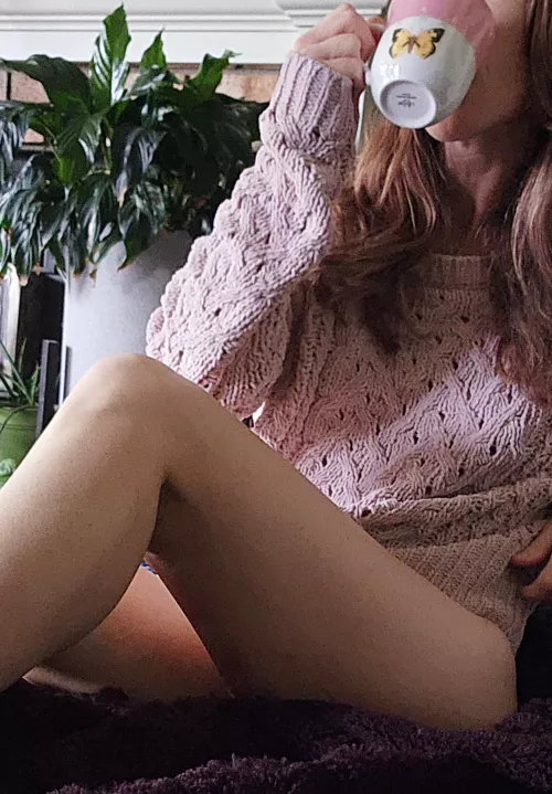 The perfect morning is pants-free