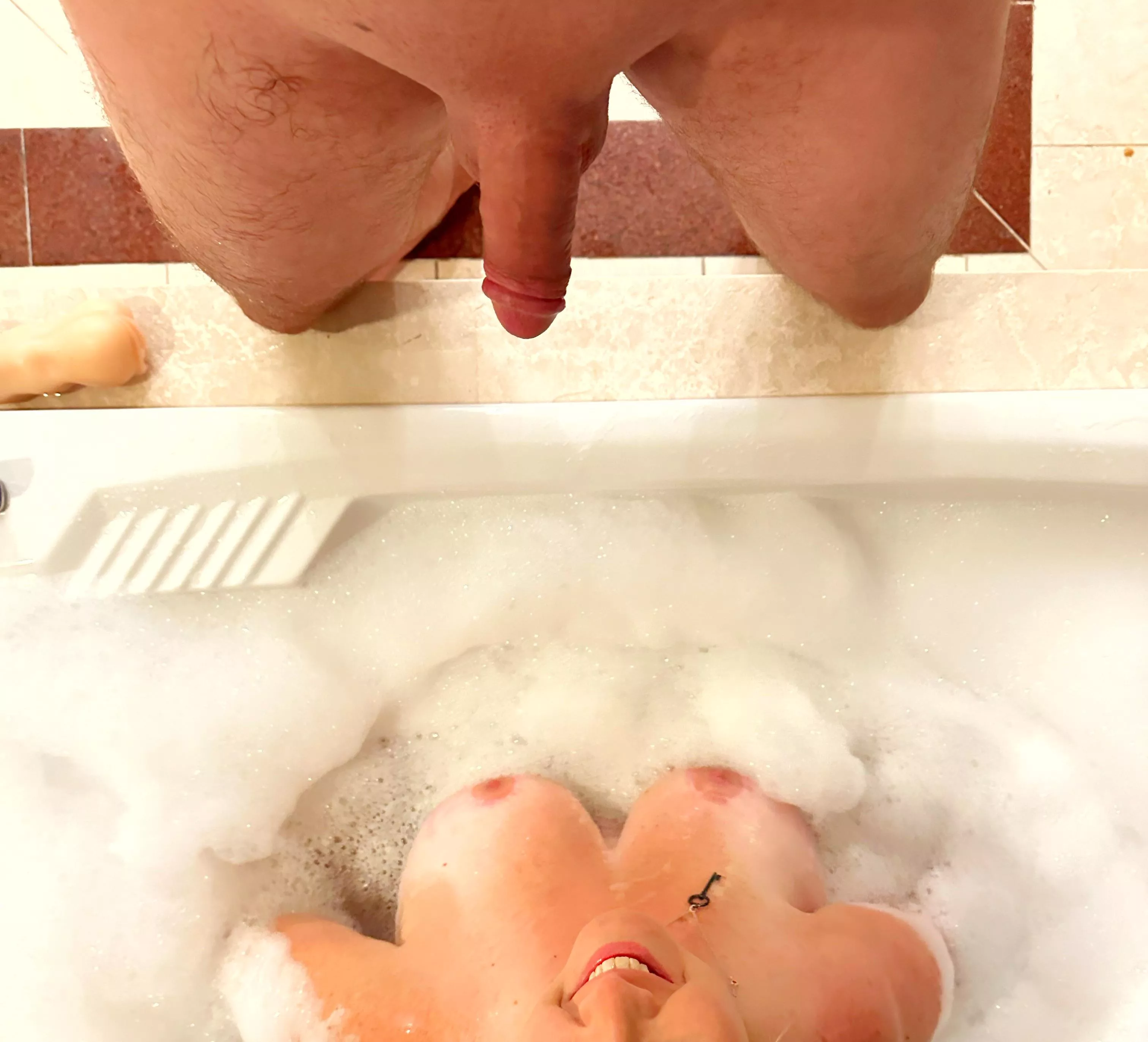 The REALITY is that my average cock makes her happy! 😀