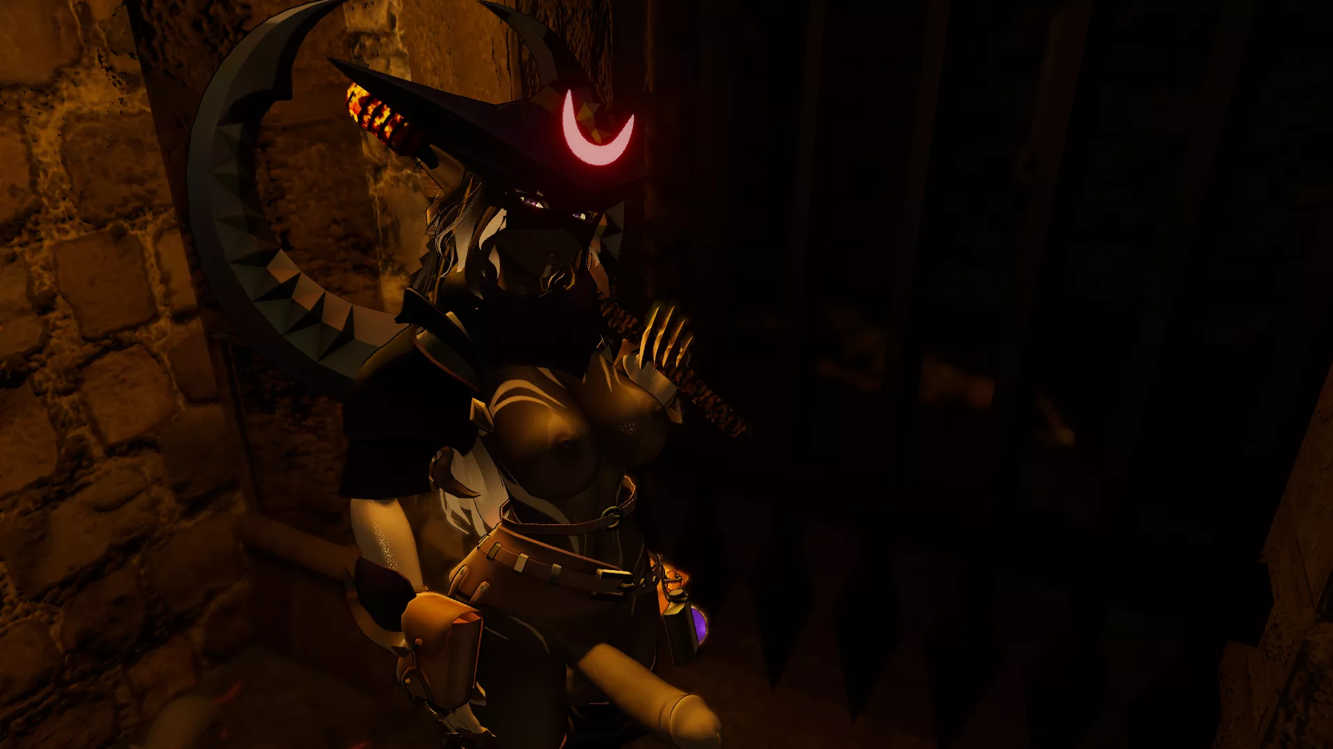 Think you could last a night in this spooky dungeon, or would break?~