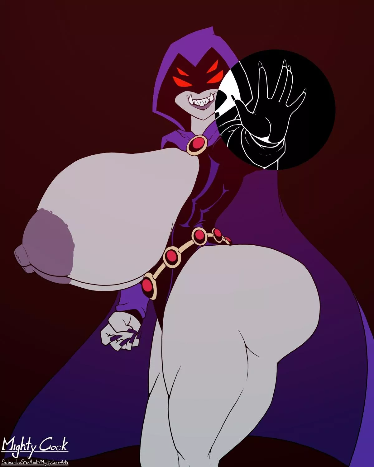 Trigon Raven (Artist:MightyCockArts) 