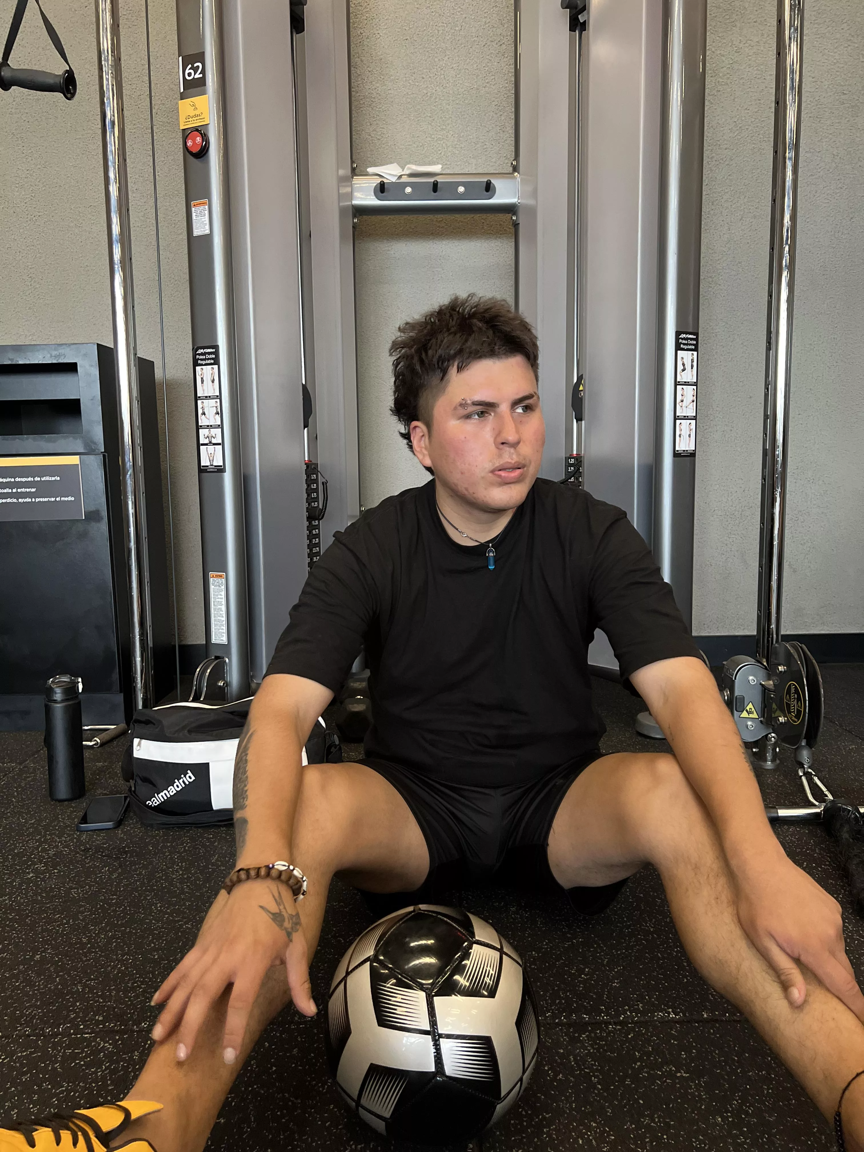 Uff thigh day haha Im tense. Can you massage them for me bitch? 