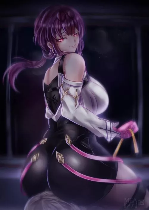 Under Kafka's gorgeous booty