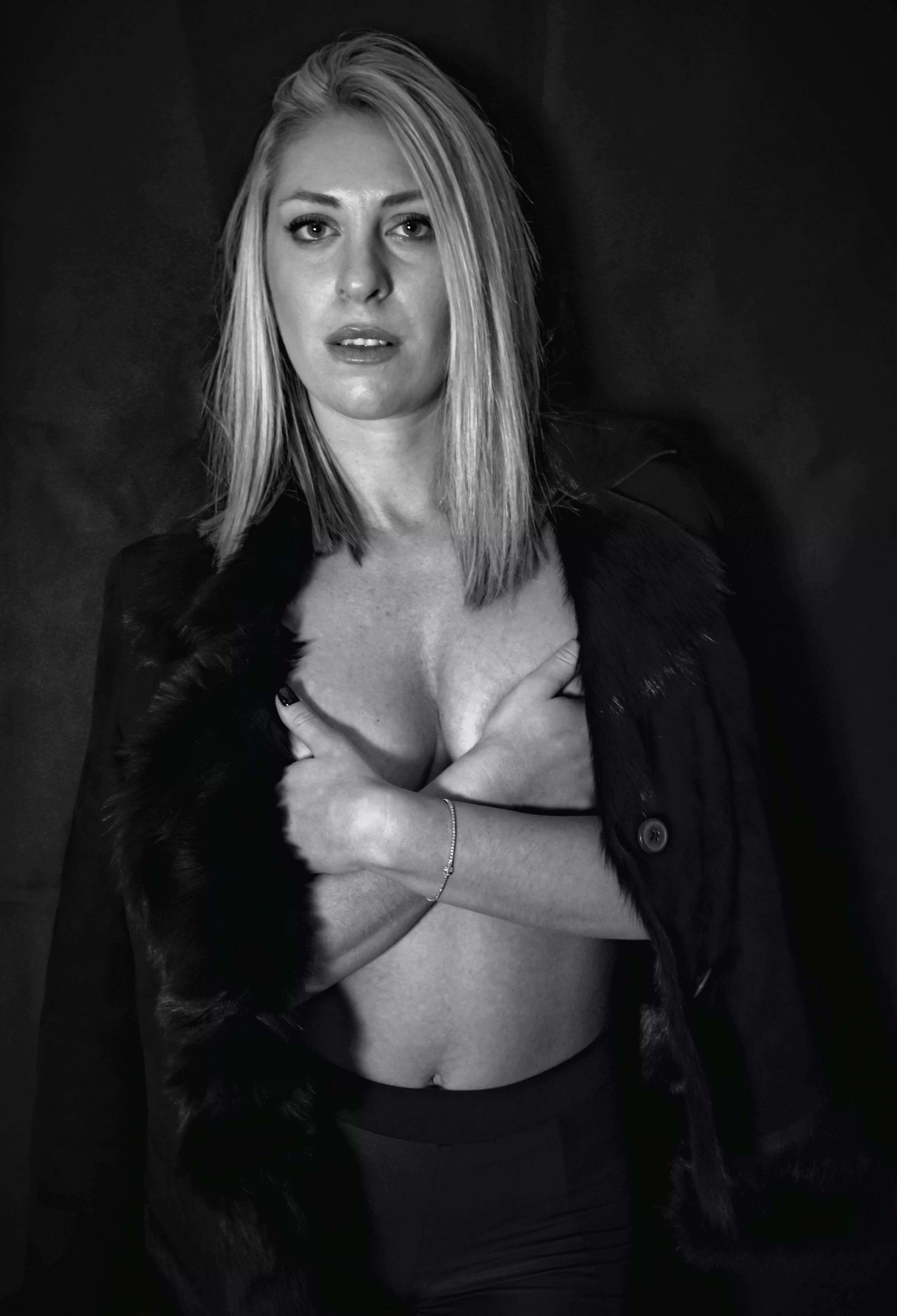 Ursula loves her fur jacket