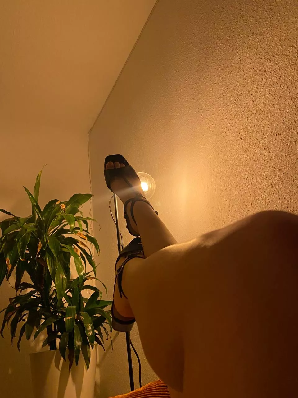 wearing my comfy heels