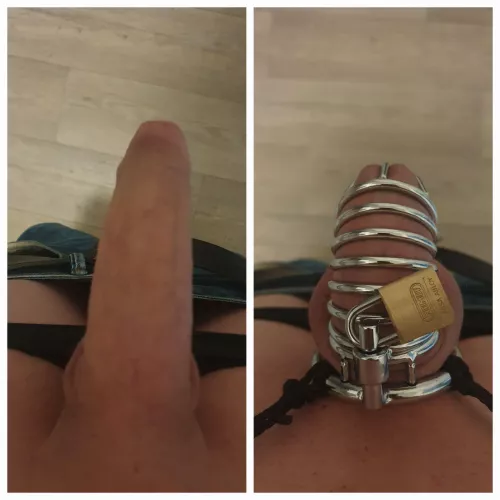 What do you think looks better? Left or right? 🔓/🔒