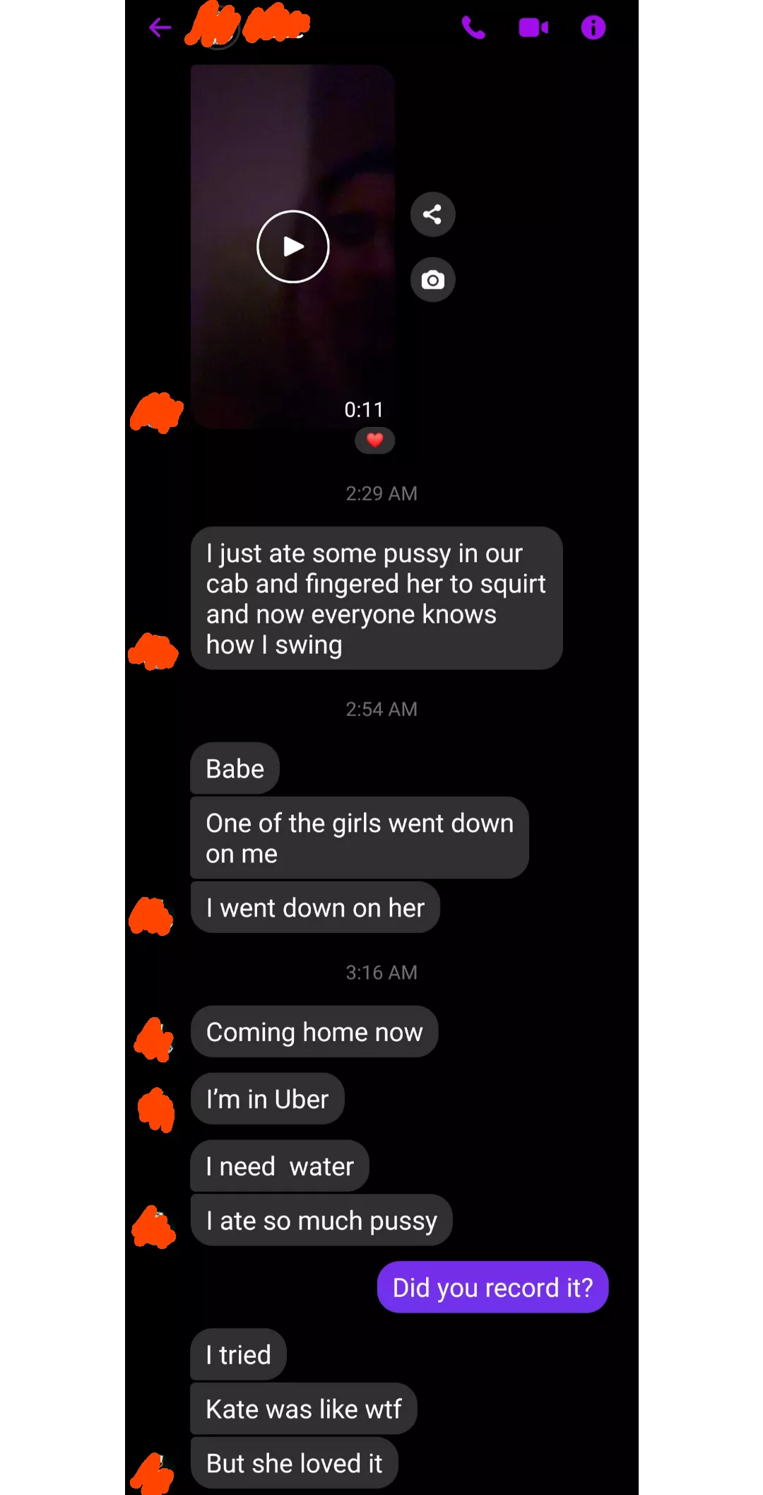 When the wife goes to a hens night out to magic men and sends me this haha. This is why I put a ring on her finger. 😍🤤💦