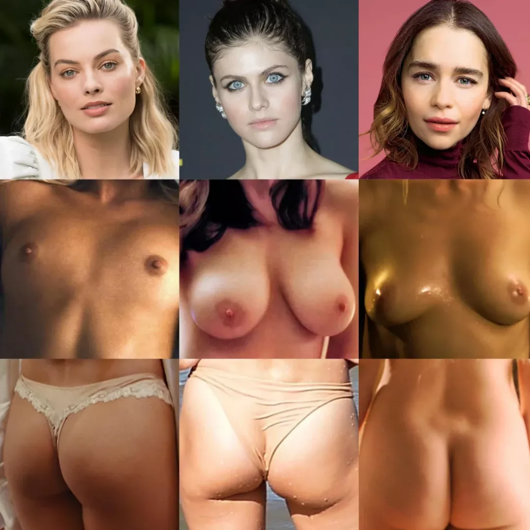 Who is your favourite among these: Margot Robbie, Alexandra Daddario OR Emilia Clarke ?