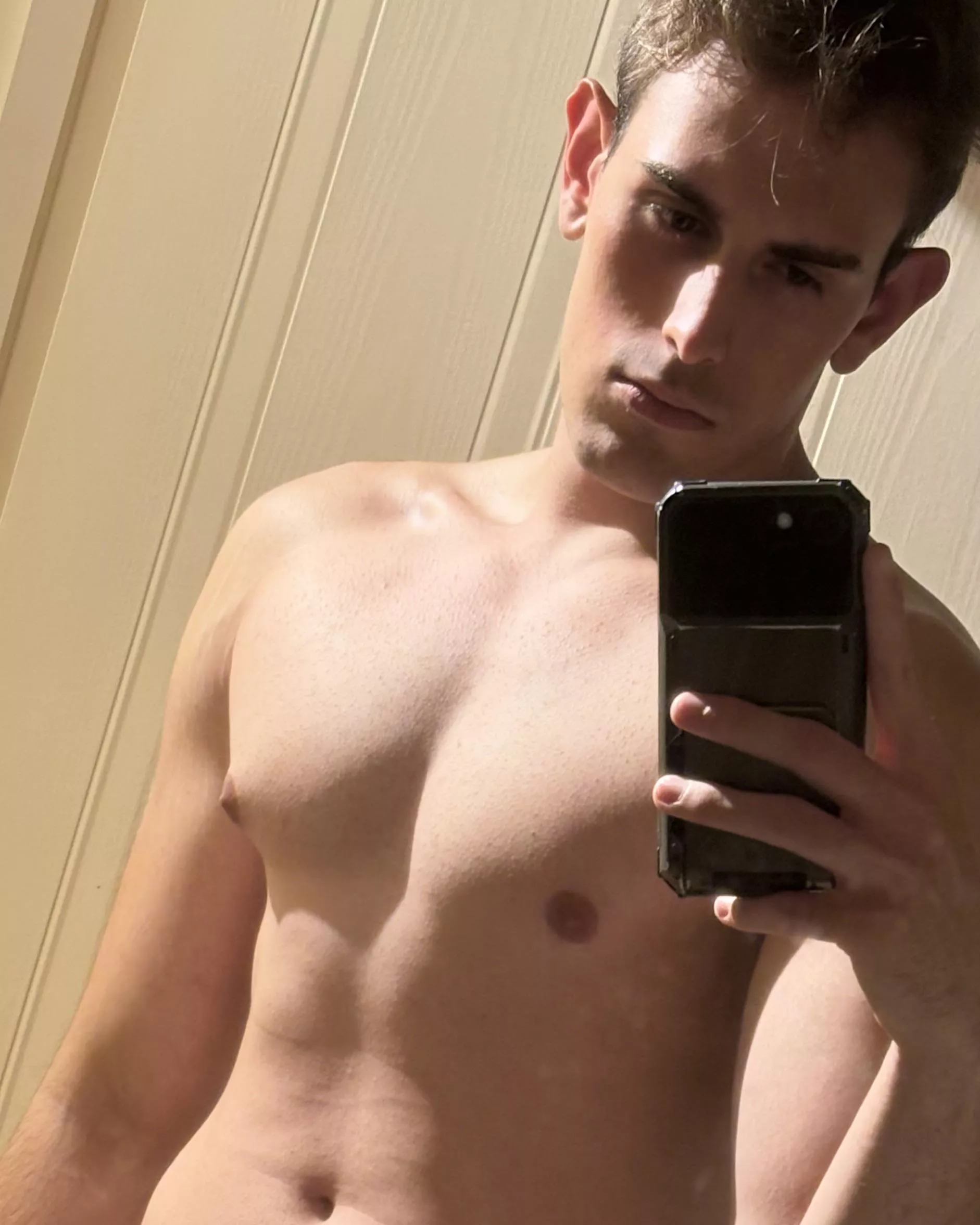 Would you suck my nipples and get them hard?😉