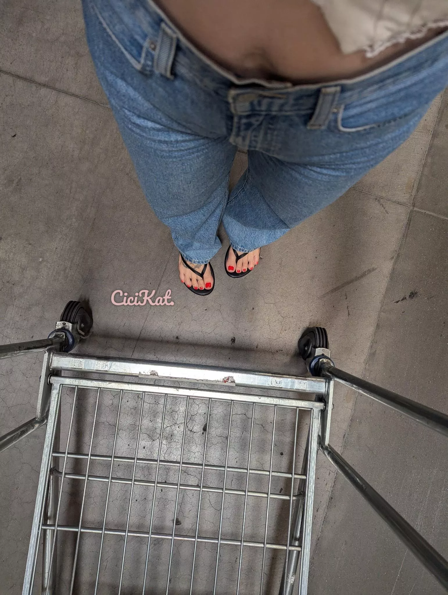 Would you talk to me with these toes out at the store, Could you even control yourself?