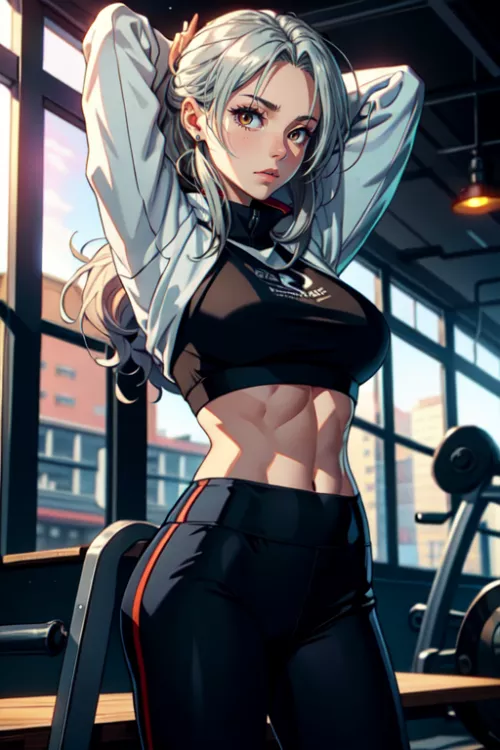 Your CrushCompanion’s workout isn’t the only thing keeping the heat up—ready to break a sweat with her? 💪🔥