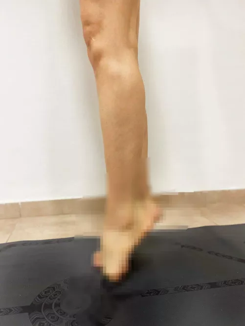 You're never going to see my feet rise like this .