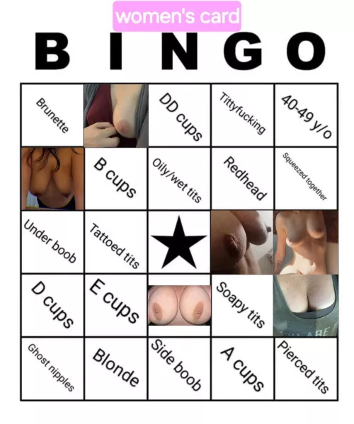 [25M] Hi you gorgeous girls! I need help filling this card out ASAP as a part of a competition. (pics will be posted on card.) I'd appreciate it greatly if you could help 