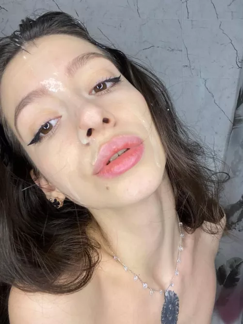 A single dude completely drenches her.