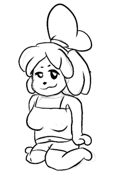 After a ton of procrastination, I've decided to get started with my beloved Isabelle. 💕