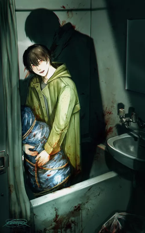 Bathtub by @zoshe099
