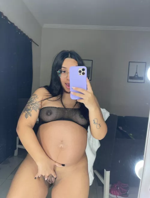 Being pregnant makes me feel more