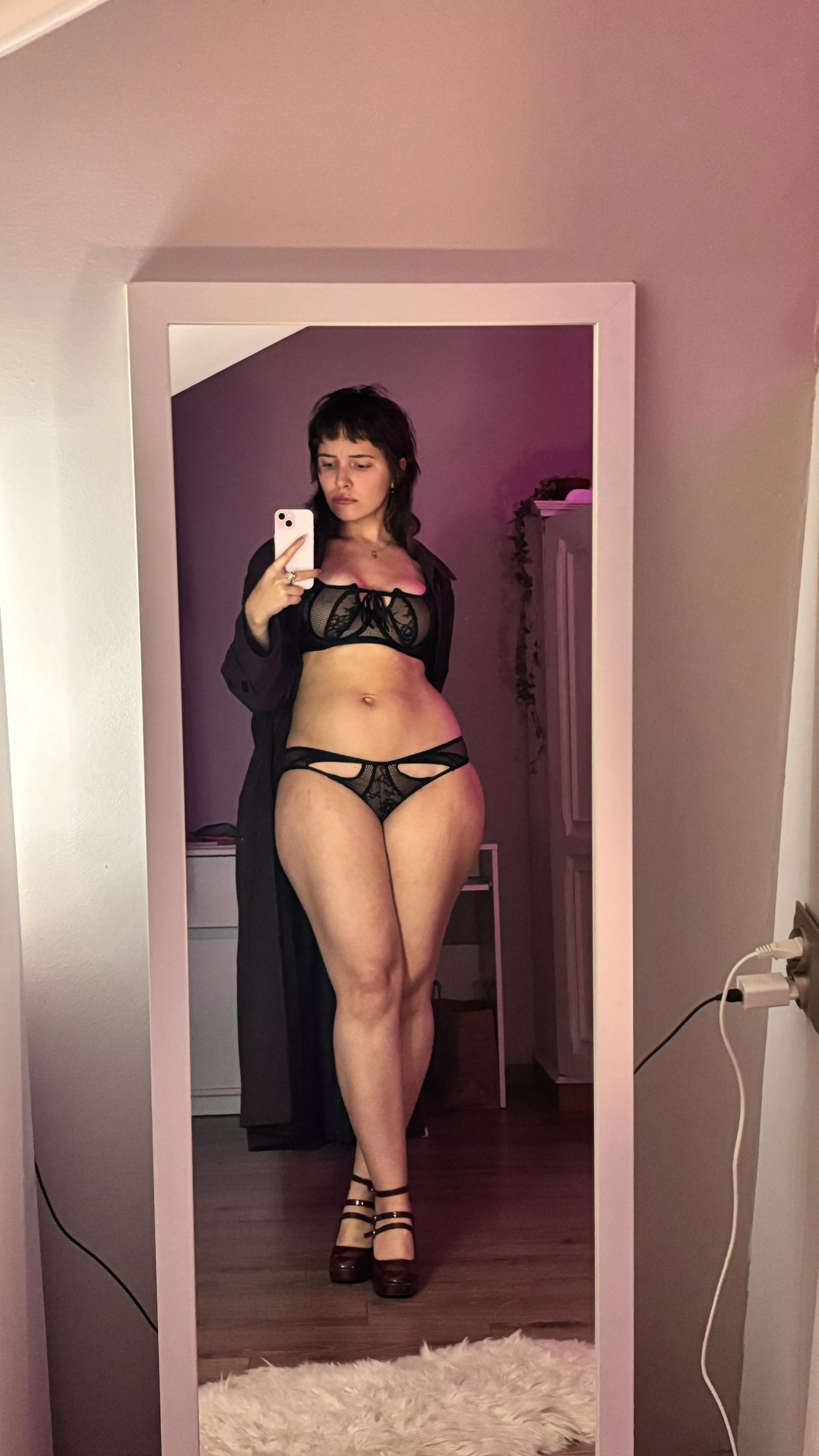 black lingerie is my favorite