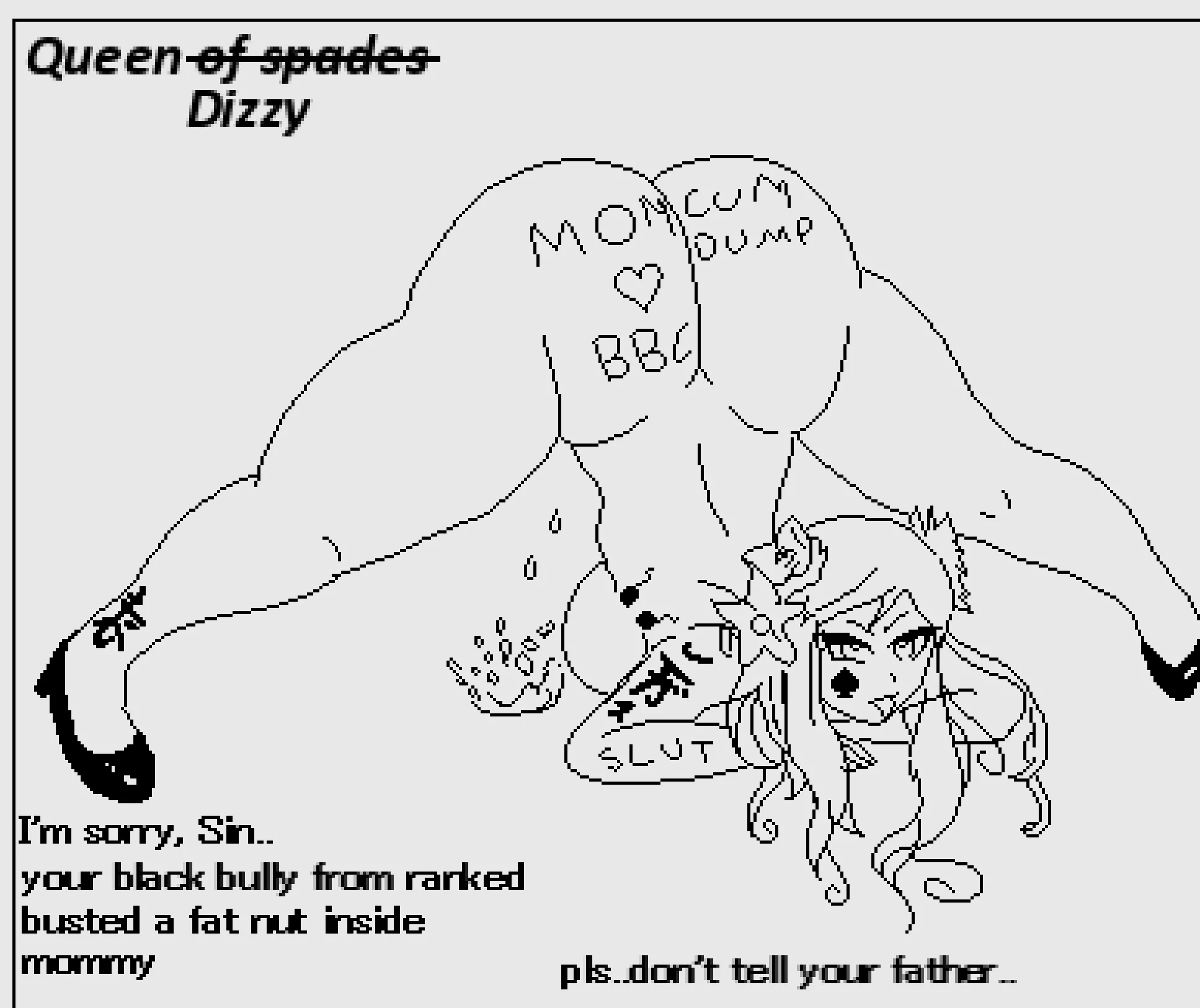 Blacked Queen Dizzy by Callister