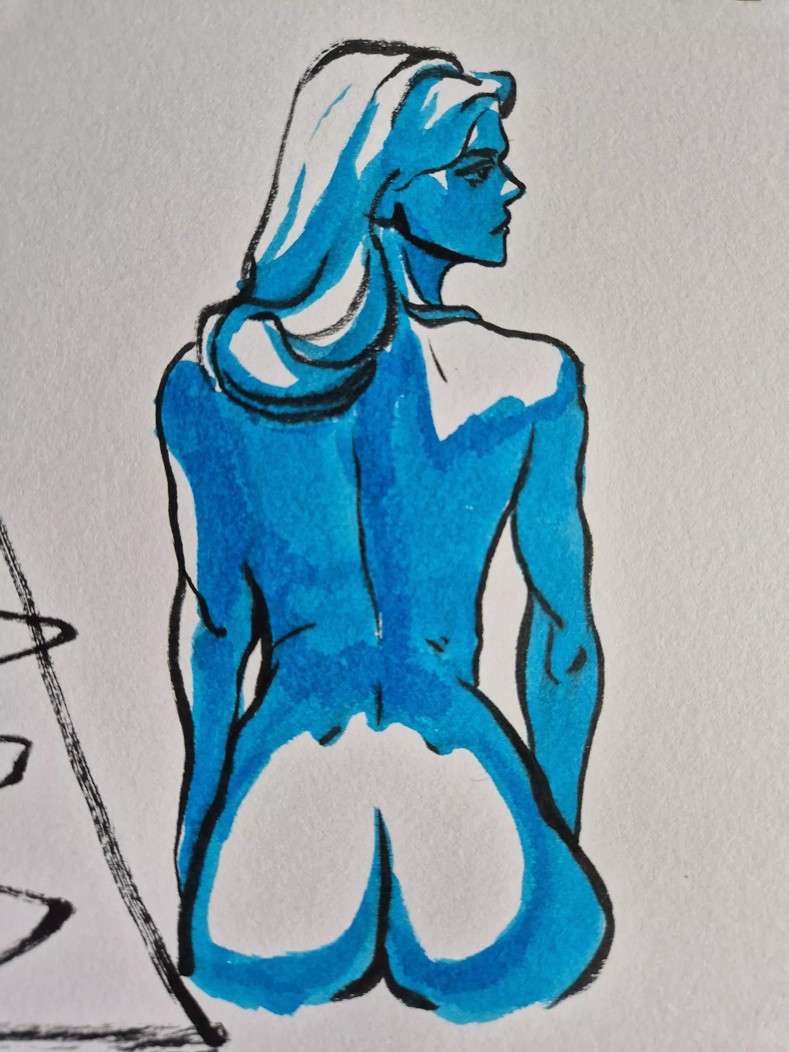 Blue girl