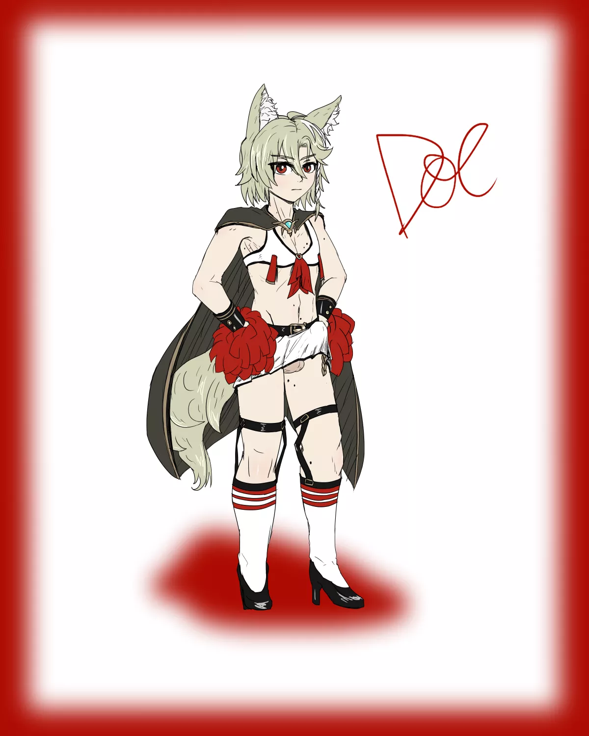 Bois who can't join the sports team go to the cheerleading squad.