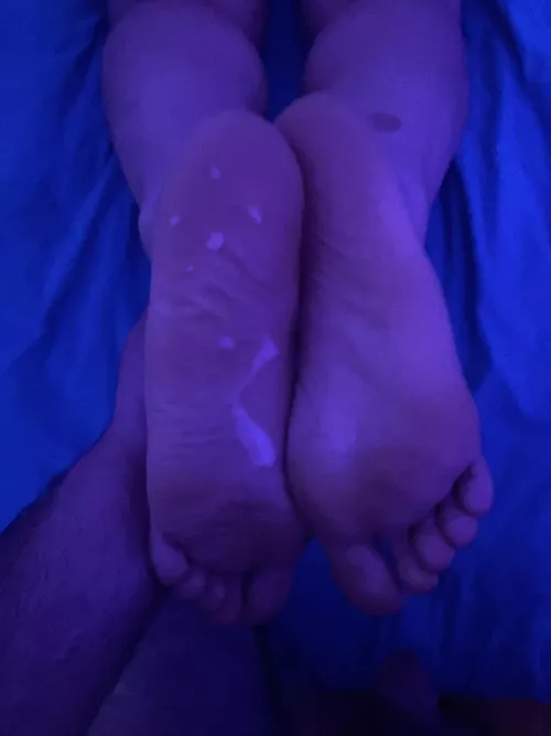 Cum on soles 