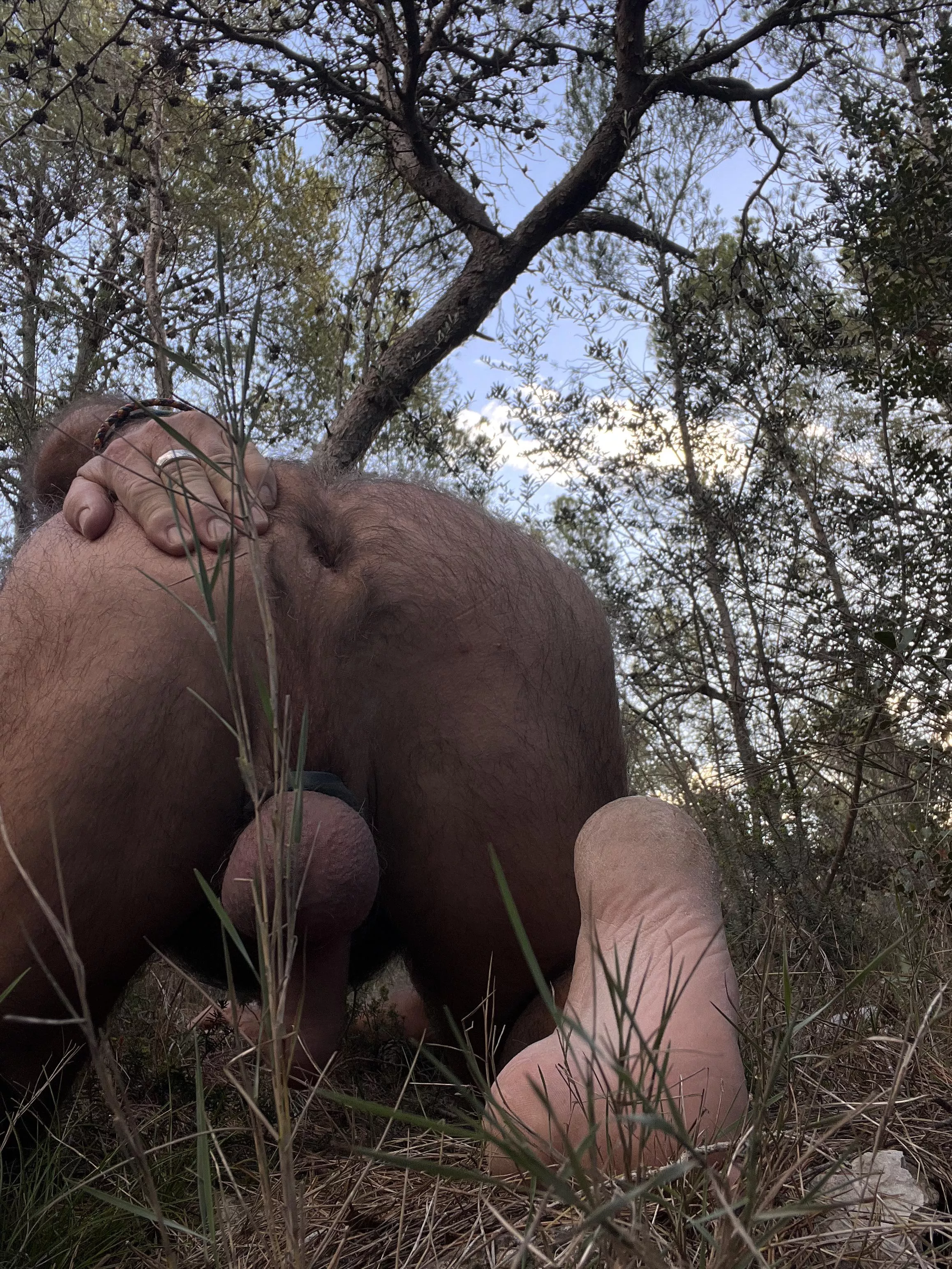 Daddybears forest walk. Just had to wank off!! Age [58]