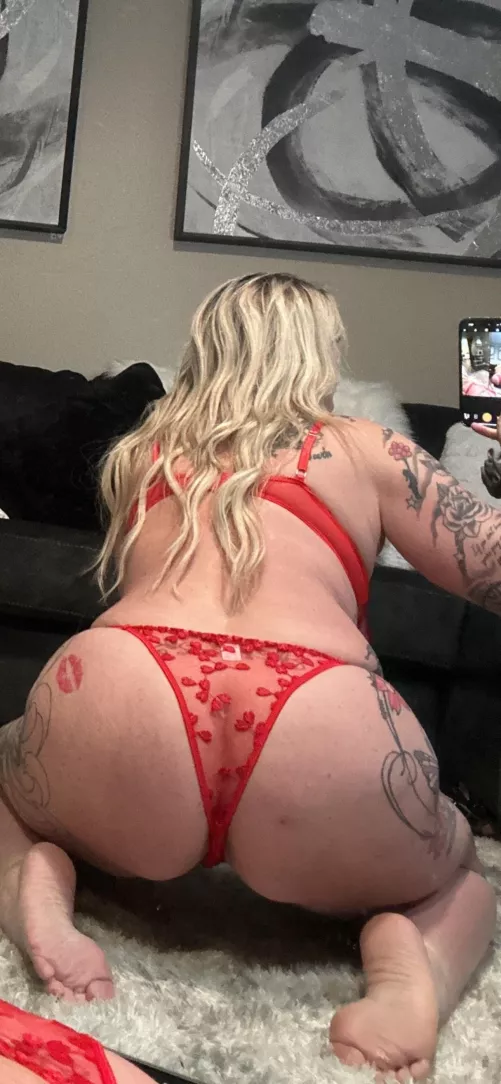 do you like my ass in red