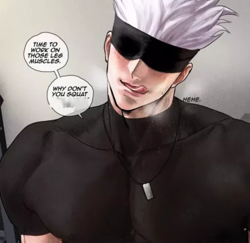 does anyone have the gojo workout comic?