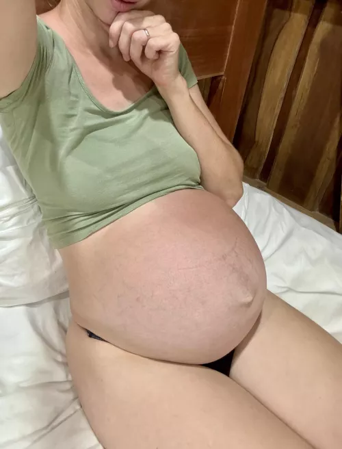 Enjoying every moment that’s left with my babybump