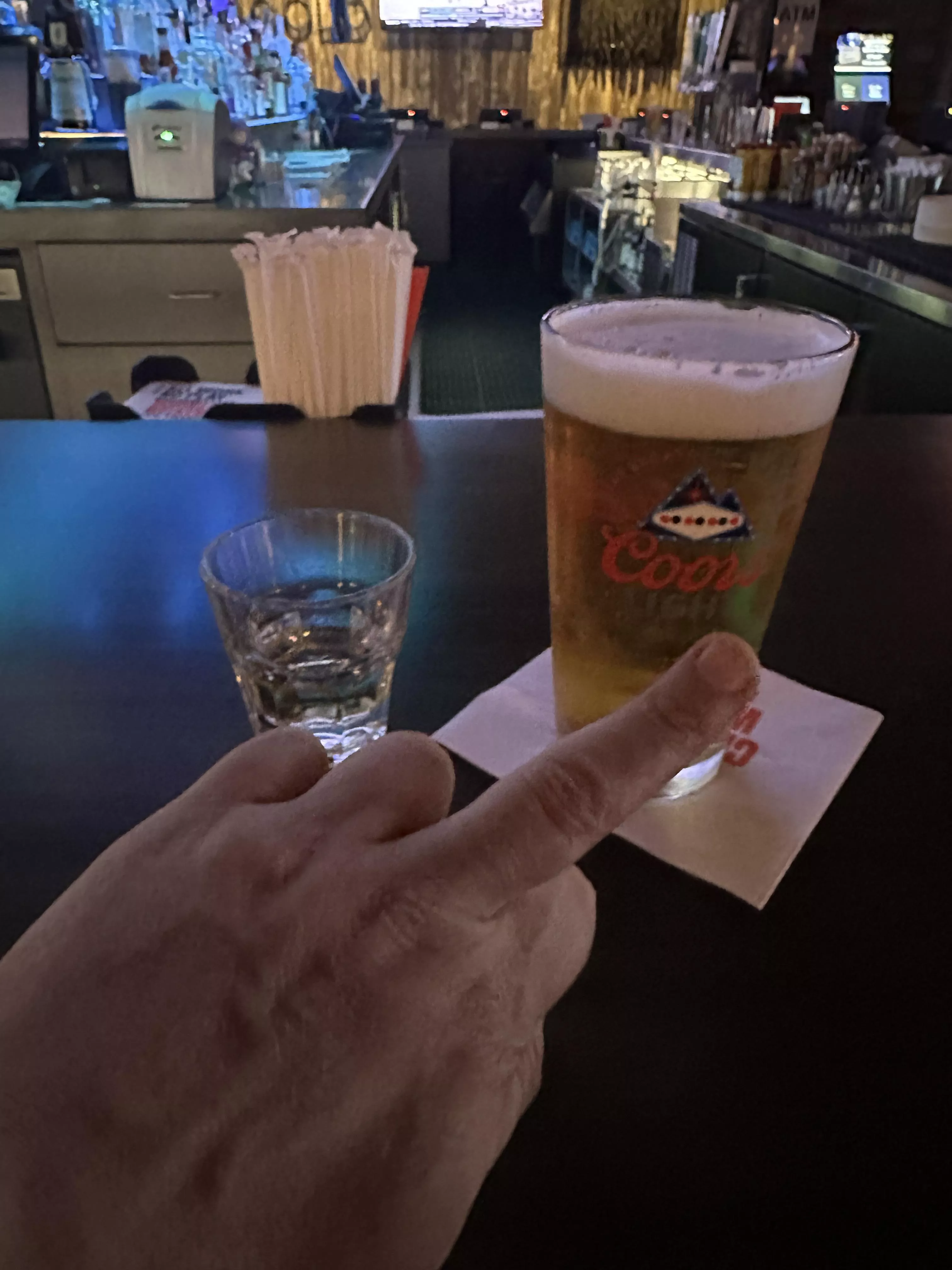 Fuck You, from PT’s Pub in Vegas 🖕🖕🖕