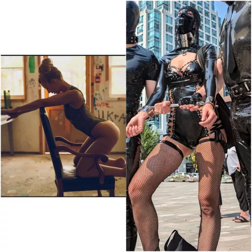 Girl next door all dressed for her day in the city!