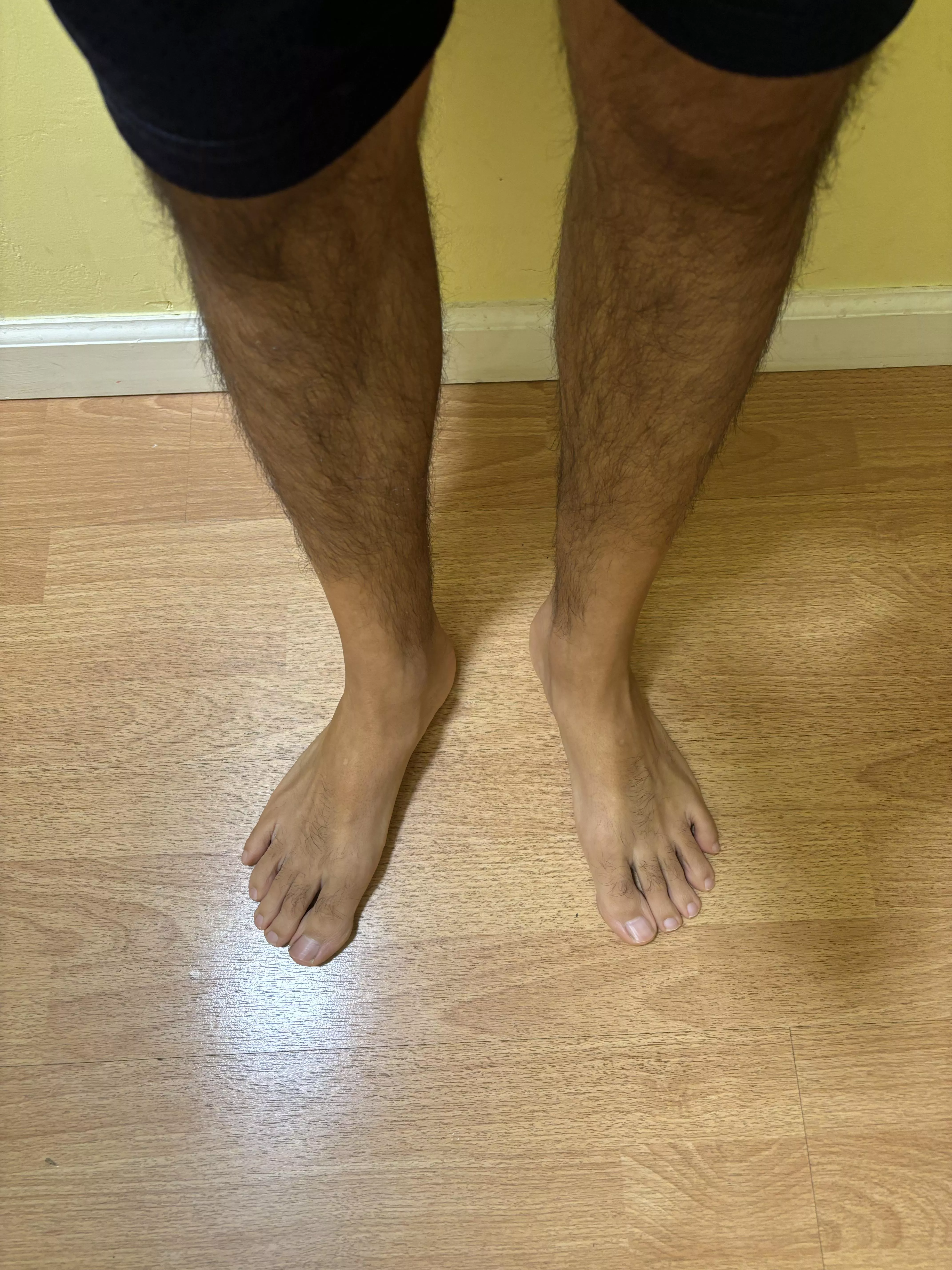 Hairy legs and feet