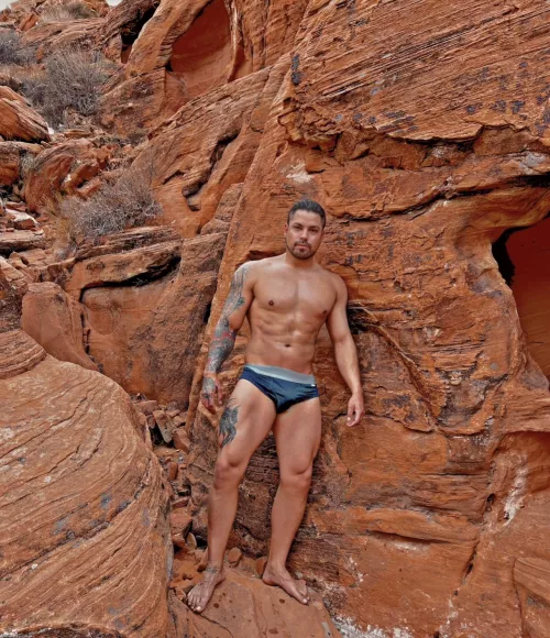 Hiking in my underwear 😎