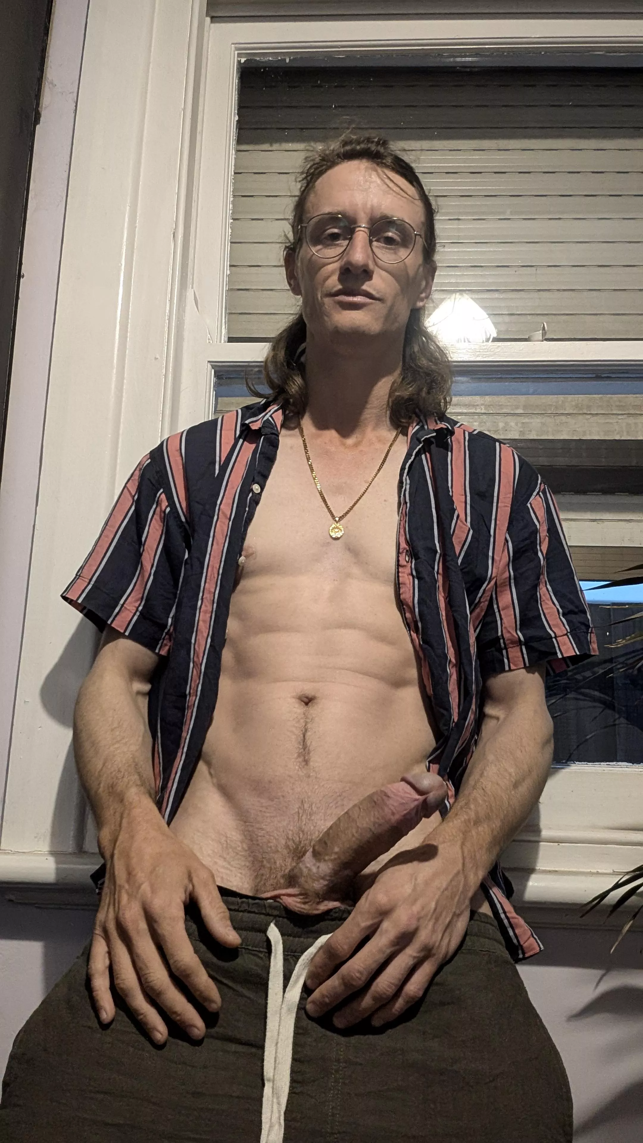 Home, stroking my cock alone, anyone join me?